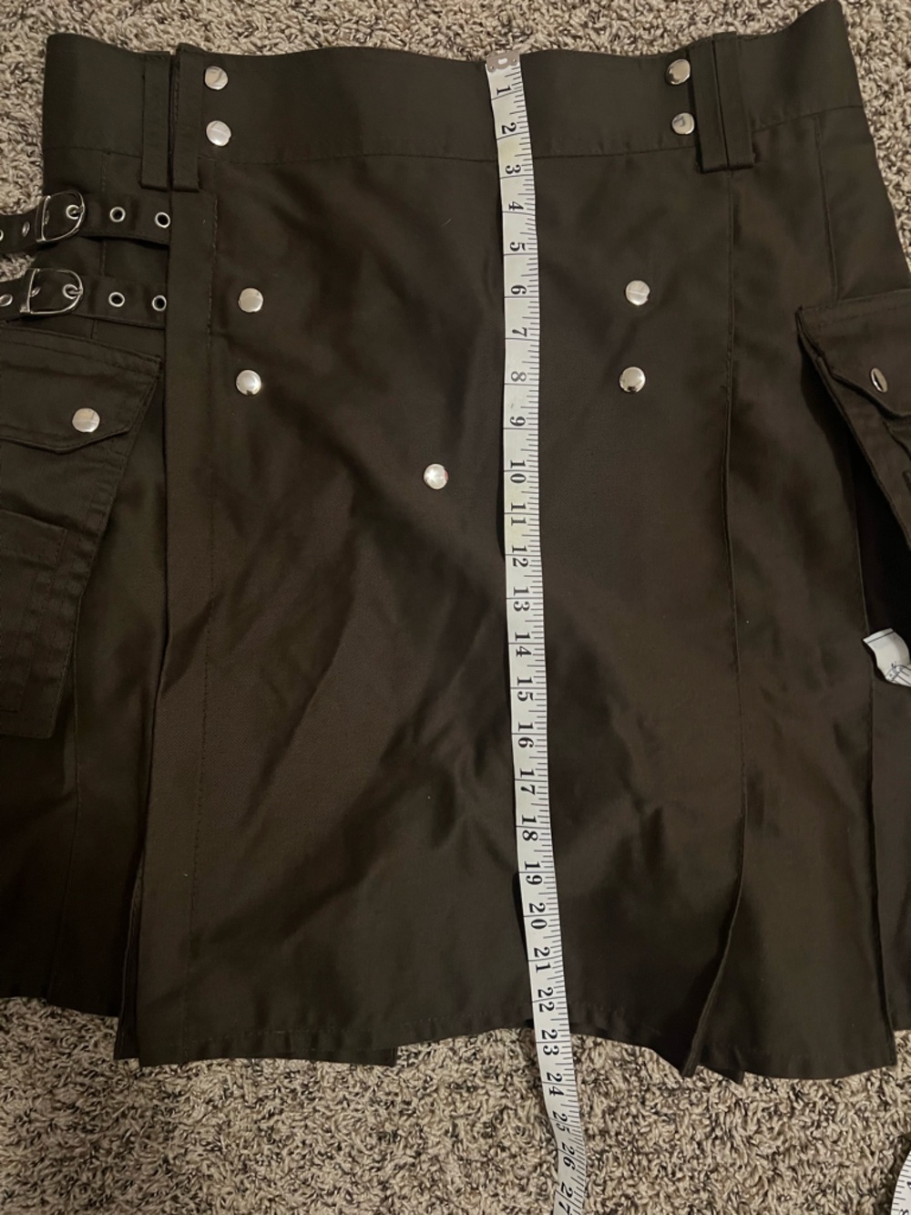 Modern Kilts Brown Utility Kilt Skirt Size 40 Punk Goth Cargo Cosplay Plus Size - Picture 6 of 8